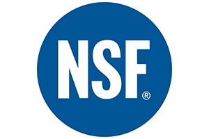 NSF Certifica productos que son desarrollados con estándares de salud que ayuden a proteger los alimentos, el agua y el medio ambiente.
